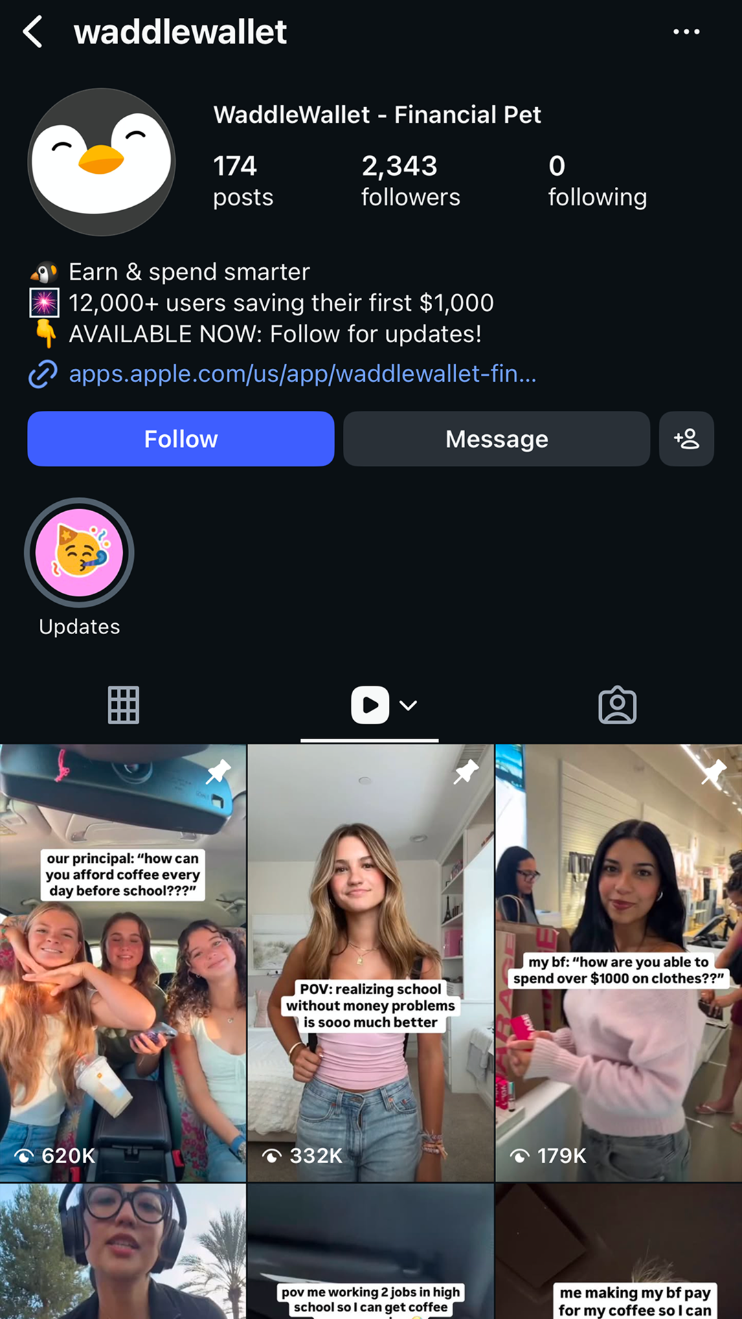 WaddleWallet app screenshot right